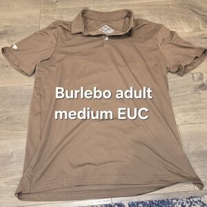 BURLEBO Men's Tan Polo Shirt